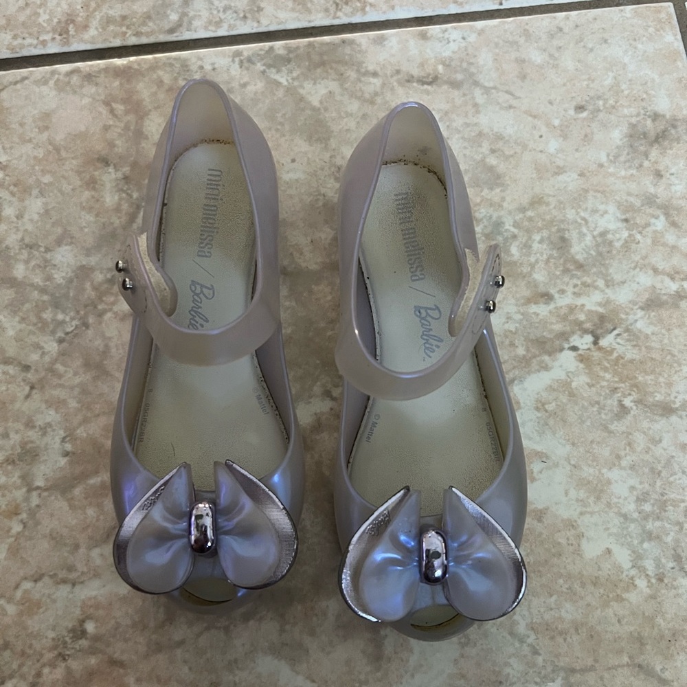 Mini Melissa Barbie Kids' Bow Shoes - purple